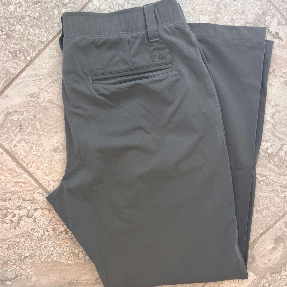 Under Armour Men's Gray Golf Pants, size 36